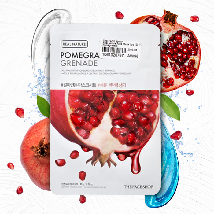 Real nature pomegranate face mask ingredients