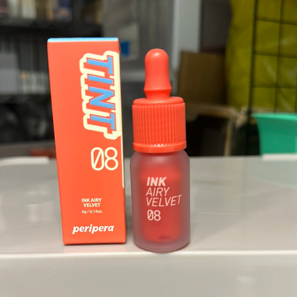 Ink Airy Velvet Lip Tint #8 - Pretty Orange Pink - Asian Beauty Essentials
