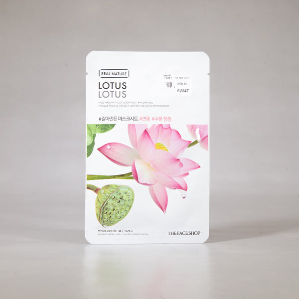 Real Nature Lotus Sheet Mask - Asian Beauty Essentials
