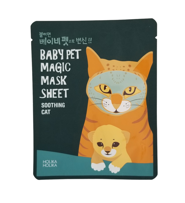 Baby Pet Magic Mask Sheet - Soothing Cat