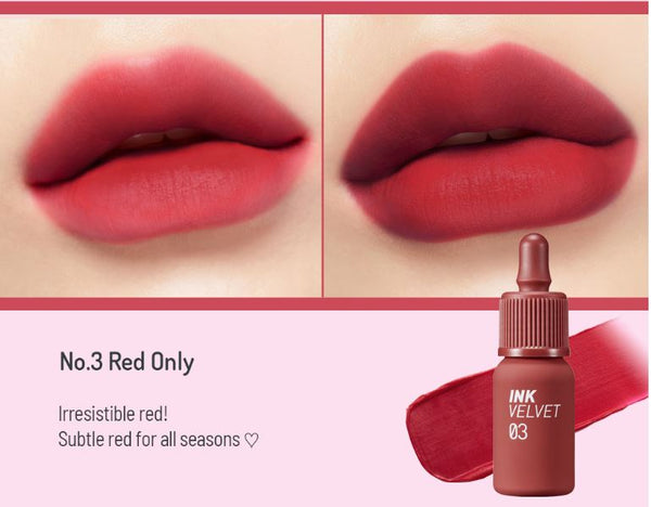 Ink The Velvet 03 Red Only - Asian Beauty Essentials