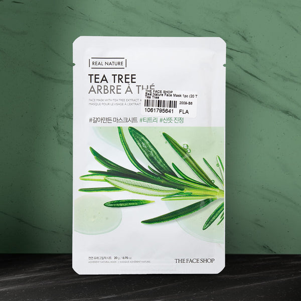 Real Nature Tea Tree Sheet Mask - Asian Beauty Essentials