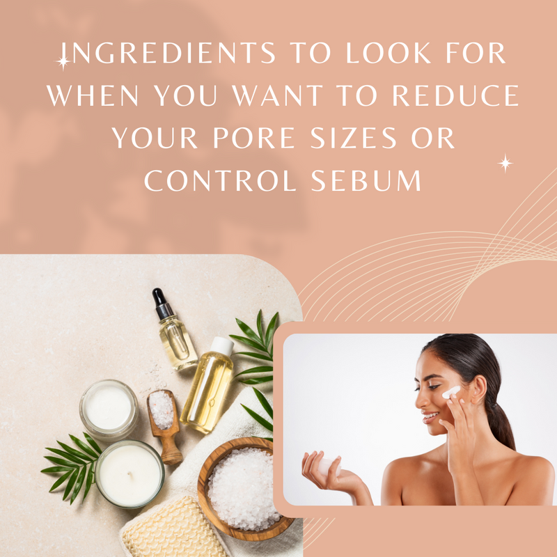 Ingredients To Look For When You Want To Reduce Your Pore Sizes Or Control Sebum