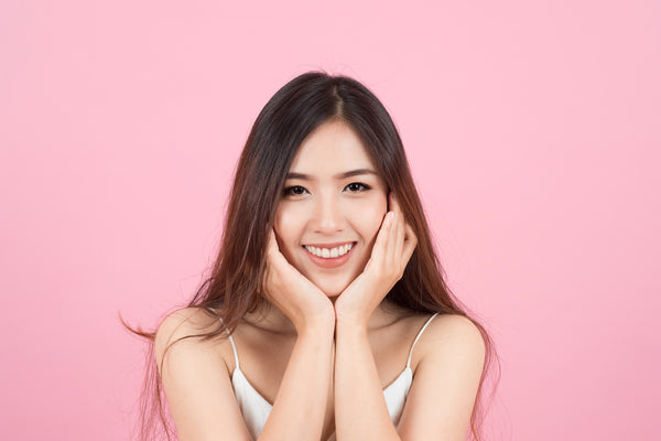 Young beautiful woman smiling