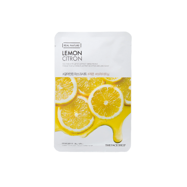 Real Nature Lemon Face Mask