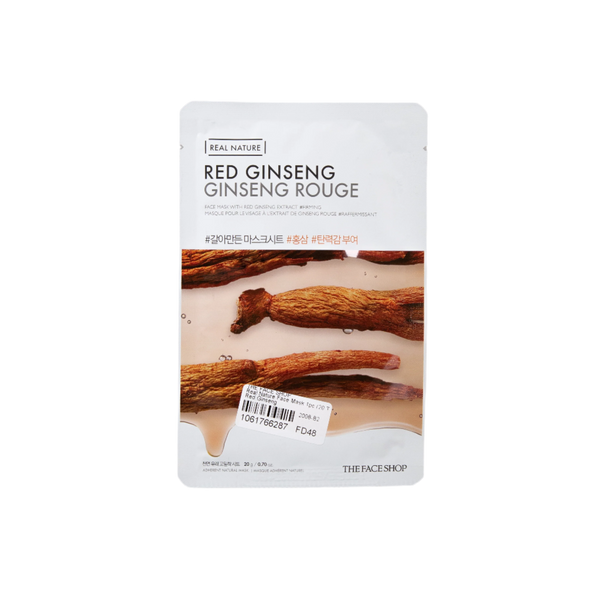 Real Nature Red Ginseng Face Mask