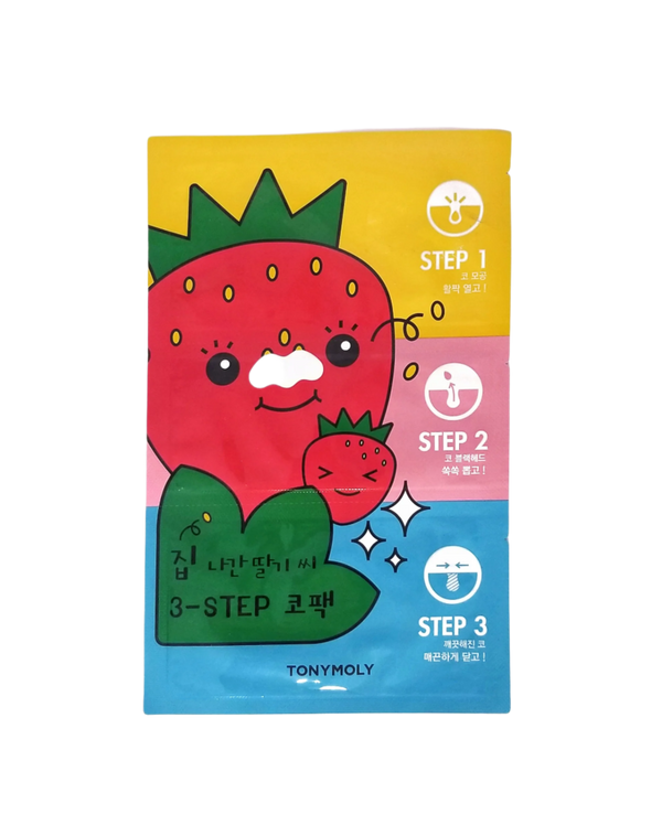 Strawberry Seeds 3 Step Nose Pack