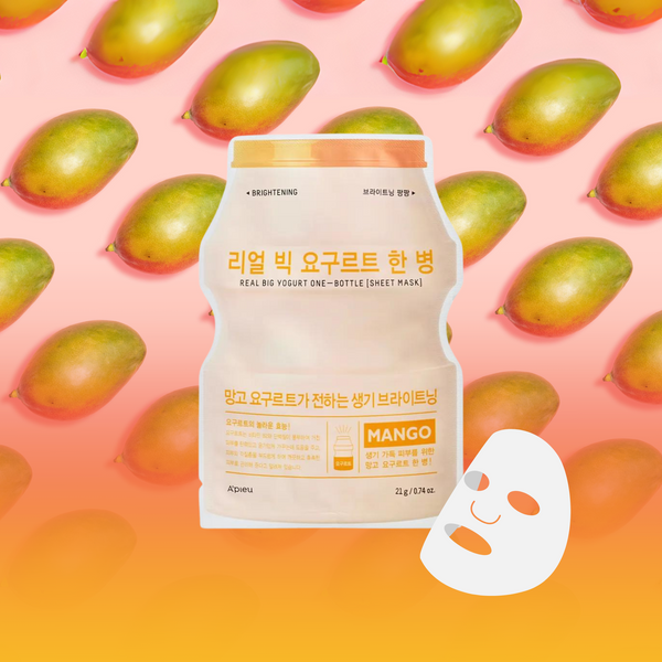 Real Big Yogurt One Bottle Mango Sheet Mask