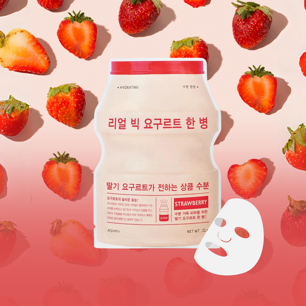 Strawberry Yogurt Bottle Mask
