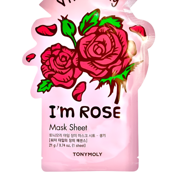 I'm REAL Rose Mask Sheet - Hydrating & Soothing Facial Treatment