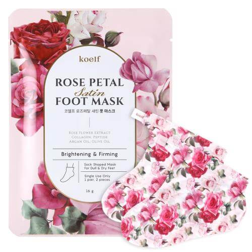 KOELF Rose Petal Satin Foot Mask Shop Now