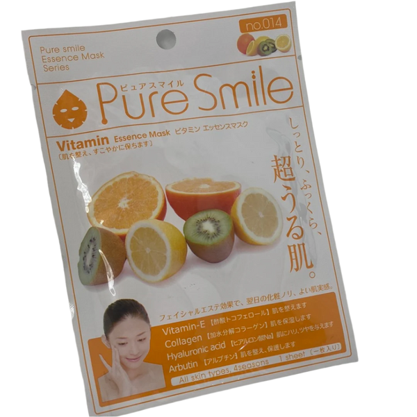 Vitamin Pure Smile Essence Mask - Turn dry, dull skin into healthy, hydrated vibrancy