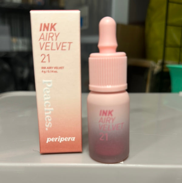 Ink Airy Velvet Lip Tint #21 - Fluffy Peach - Asian Beauty Essentials