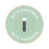 With paraben icon