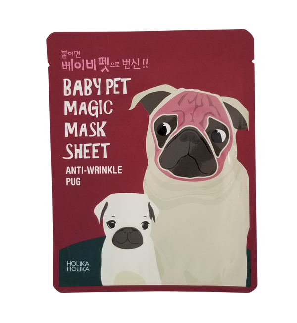 Baby Pet Magic Mask Sheet - Anti-Wrinkle Pug