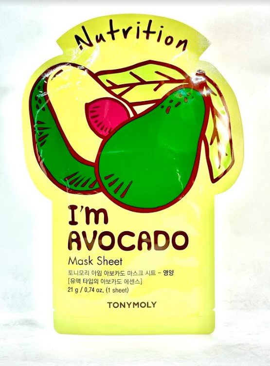 I'm REAL Avocado Mask Sheet Nutrition - Asian Beauty Essentials