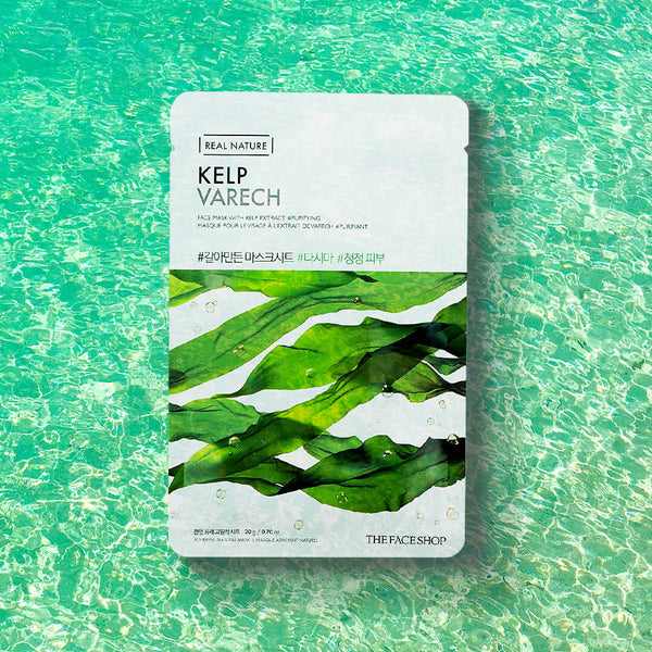 Real Nature Kelp Face Mask - Asian Beauty Essentials