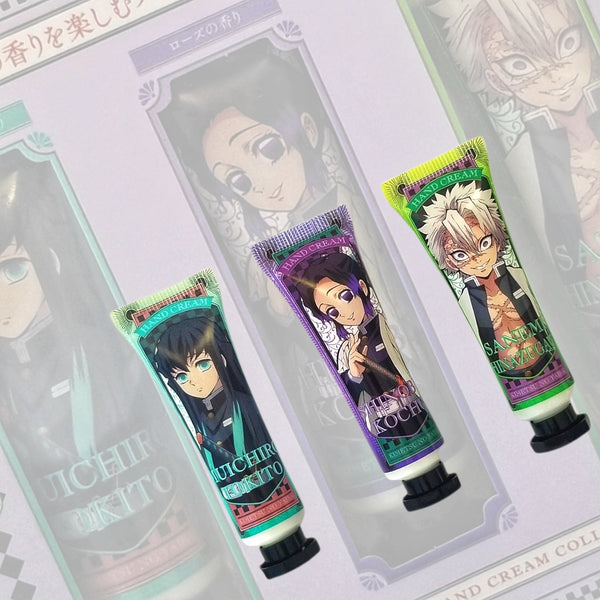 Demon Slayer: Kimetsu No Yaiba Hand Cream Purple Set - Asian Beauty Essentials