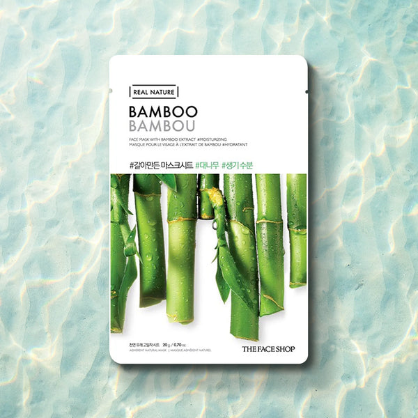 Real Nature Bamboo Sheet Mask - Asian Beauty Essentials