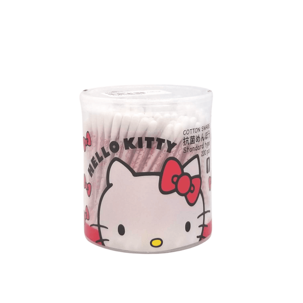 Hello Kitty Cotton Swabs with Portable Case - Asian Beauty Essentials
