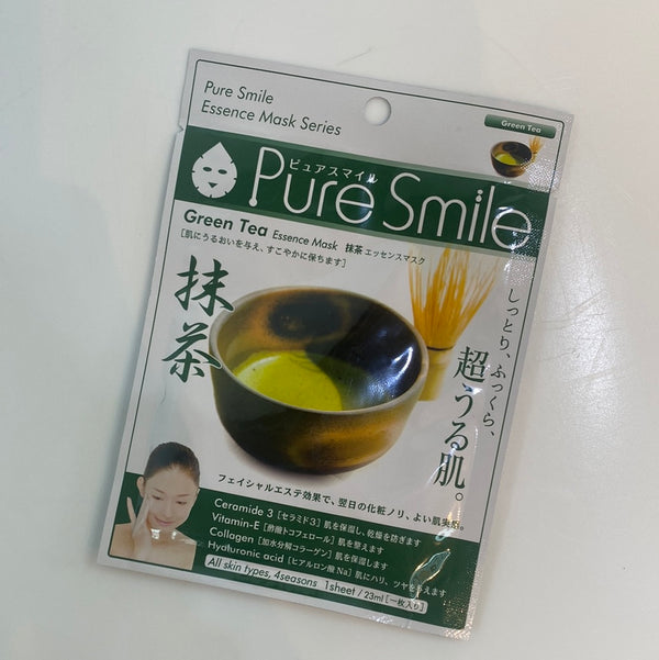 Green Tea Pure Smile Essence Mask - Asian Beauty Essentials
